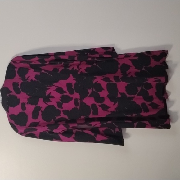 Derek Lam 10 Crosby Abstract Midi Dress Size 12 100% Silk Luxury - Picture 14 of 16